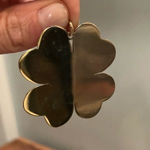 JENNIFER CREEL 14K 2" SOLID GOLD CLOVER